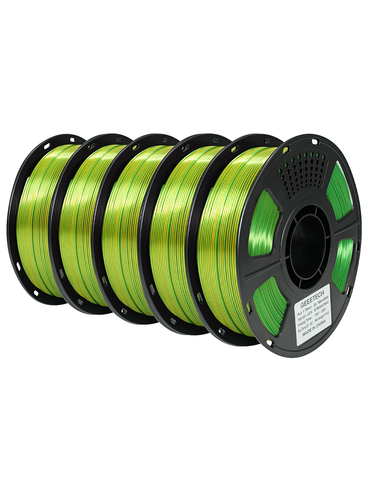 Geeetech 5KG Dwukolorowy Filament Jedwabny PLA, Filament 3D 1,75 mm Szpula (+/-0,03 mm) Pakowany próżniowo — zdjęcie produktu 7