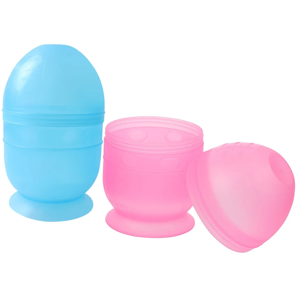 2 pezzi Ciotola per tinture per capelli Bilancia Shake Cup Miscelazione Tazze di vernice Prodotto per la cura Ciotole per colori Colorazione in plastica Tinta Dying Shaker