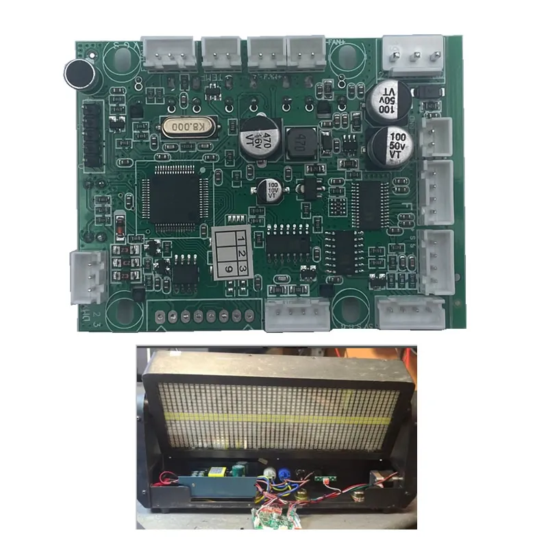 TX DMX Main Board Mother Display12+12 Segments Moving Head LED Strobe Light