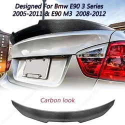 車のリアトランク用リアスポイラー,車のトランクアクセサリー,BMWE90 m3 2008-2012セダン,e90シリーズ2005-2011,セダンリップ,psmスタイル