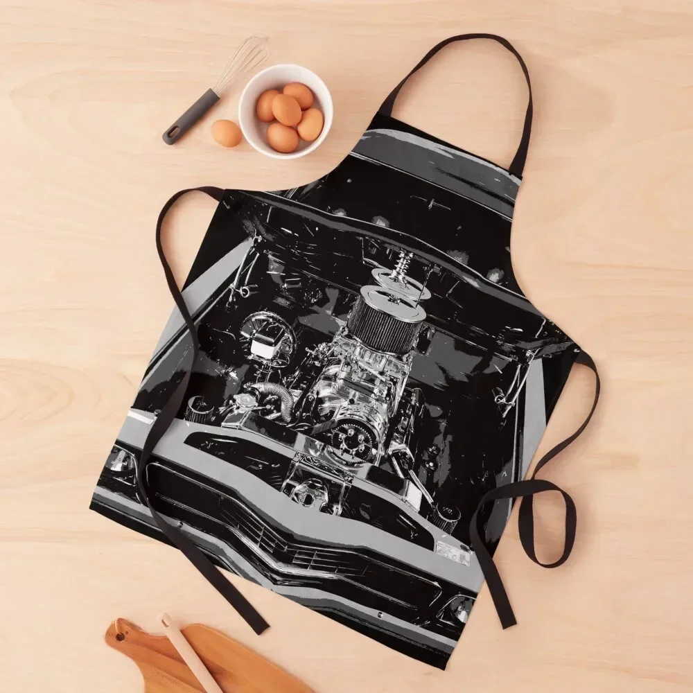 

Supercharged Holden LJ Torana Apron Kitchen Accessories 2022 bib household woman painters Apron
