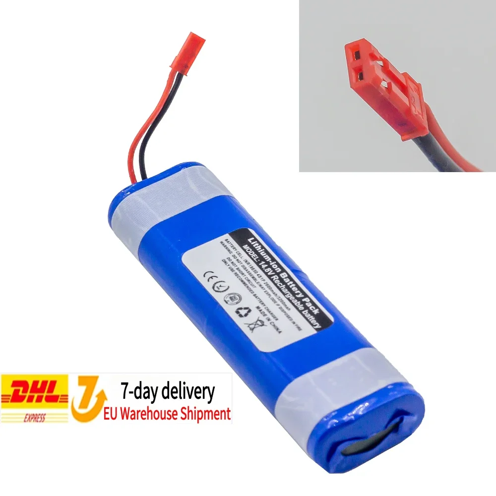 14.8V 2600mAh 3200mah Good Quality Battery For ilife V50 V55 V8s V3s Pro V5s Pro V8s X750 Robot Vacuum Cleaner Battery 14.4V