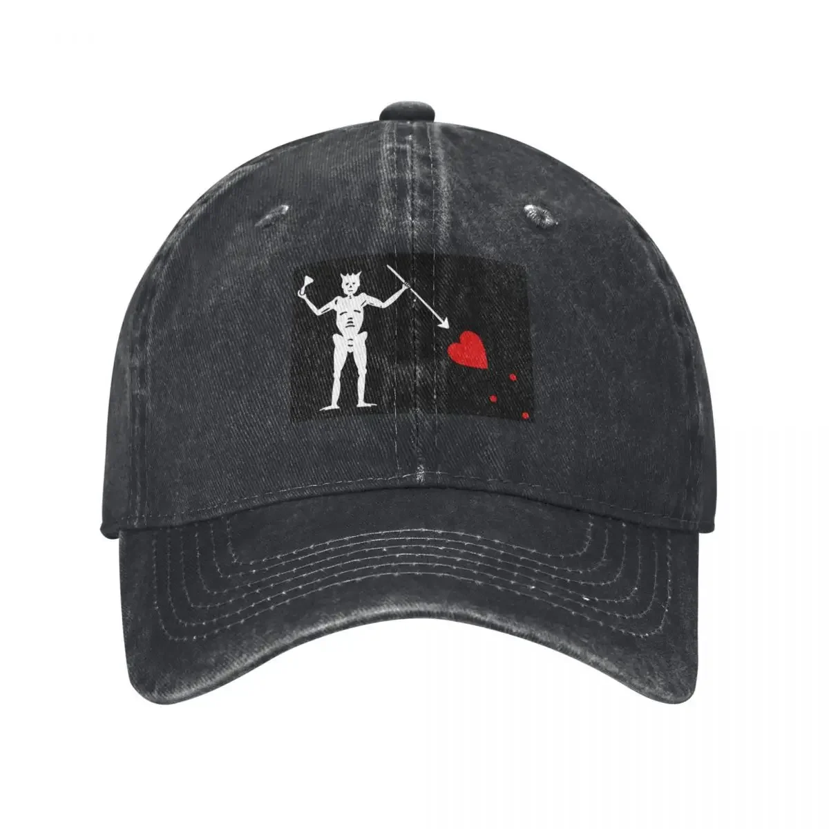 Pirate Flag - Blackbeard Baseball Cap Golf Sunhat fishing hat Male Women's