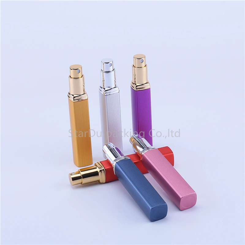 200pcs 12ml Portable Refillable Perfume Bottle With Spray Scent Pump Empty Cosmetic Containers Spray Atomizer Bottle For Travel