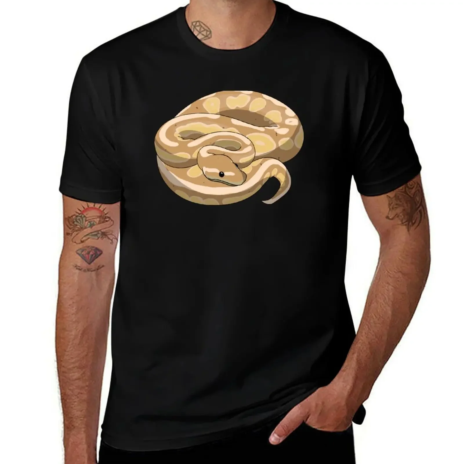 Ball python juvenile coral glow morph T-Shirt quick drying summer 2025 clothes Men's t-shirt