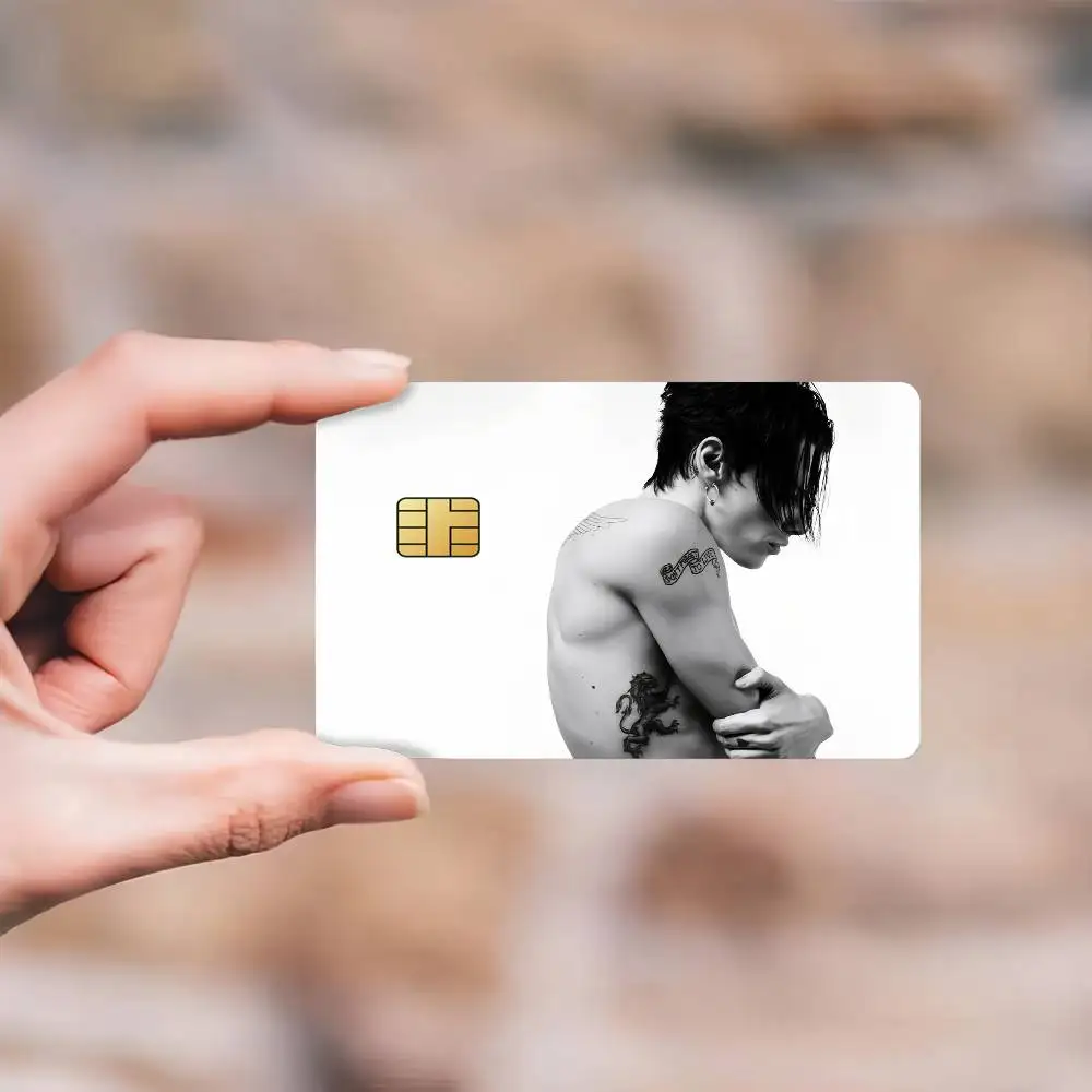 Singer YUNGBLUD Ldols Card Stickers Waterproof Film Skin Cover 4PCS Credit Card Stickers Debit Front Decoration Commuter Pass