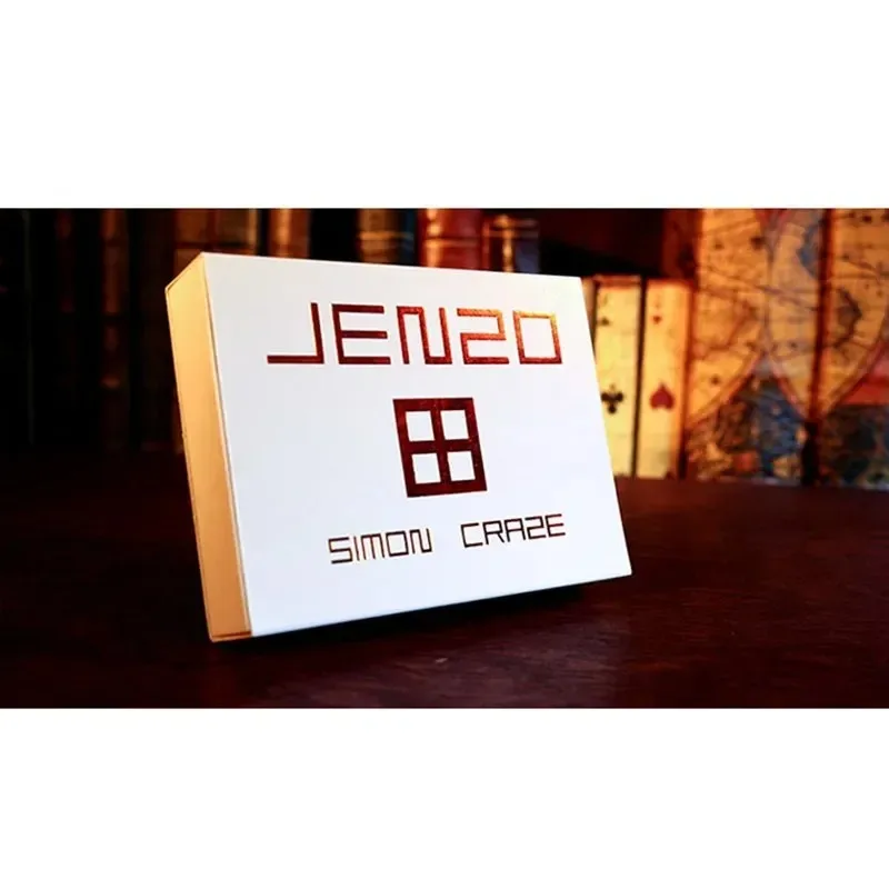 JENZO Nero di Simon Craze Card Trucchi magici Primo piano Previsione magica Magia Magie Magicians Prop Accessorio Illusione Trucco