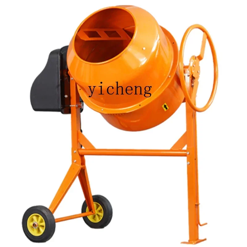 

mixer feed mortar ash small concrete construction site mixer