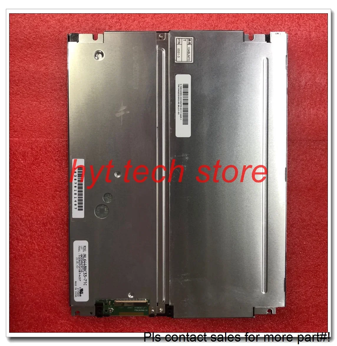 Painel LCD NLT de 10,4 POLEGADAS NL6448BC33-71C ou NL6448BC33-71F 640*480, original e grau A + em estoque