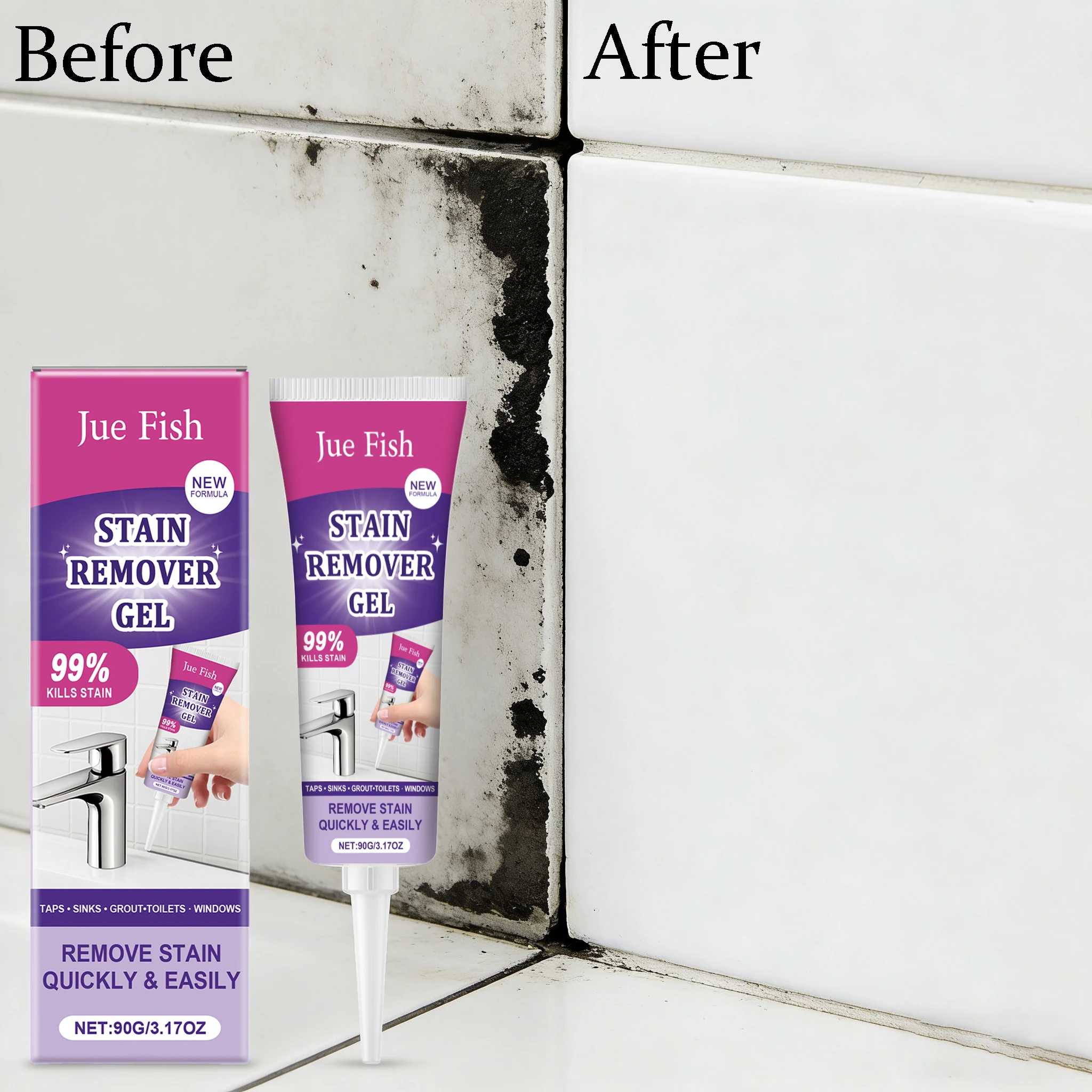 

Многофункциональный чистящий гель для дома: эффективное удаление плесени, пятен и стойкое действие