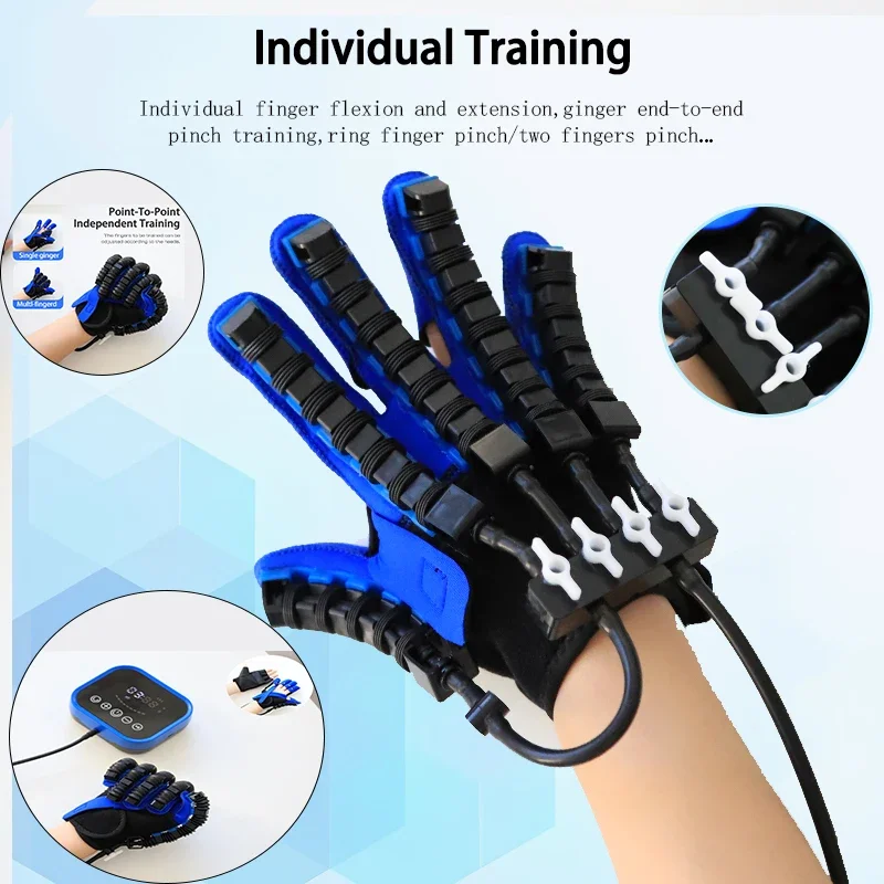 Smart Rehabilitation Robot Gloves Rehabilitation Training Glove Finger Care Hand Function Training Gloves for Stroke Hemiplegia