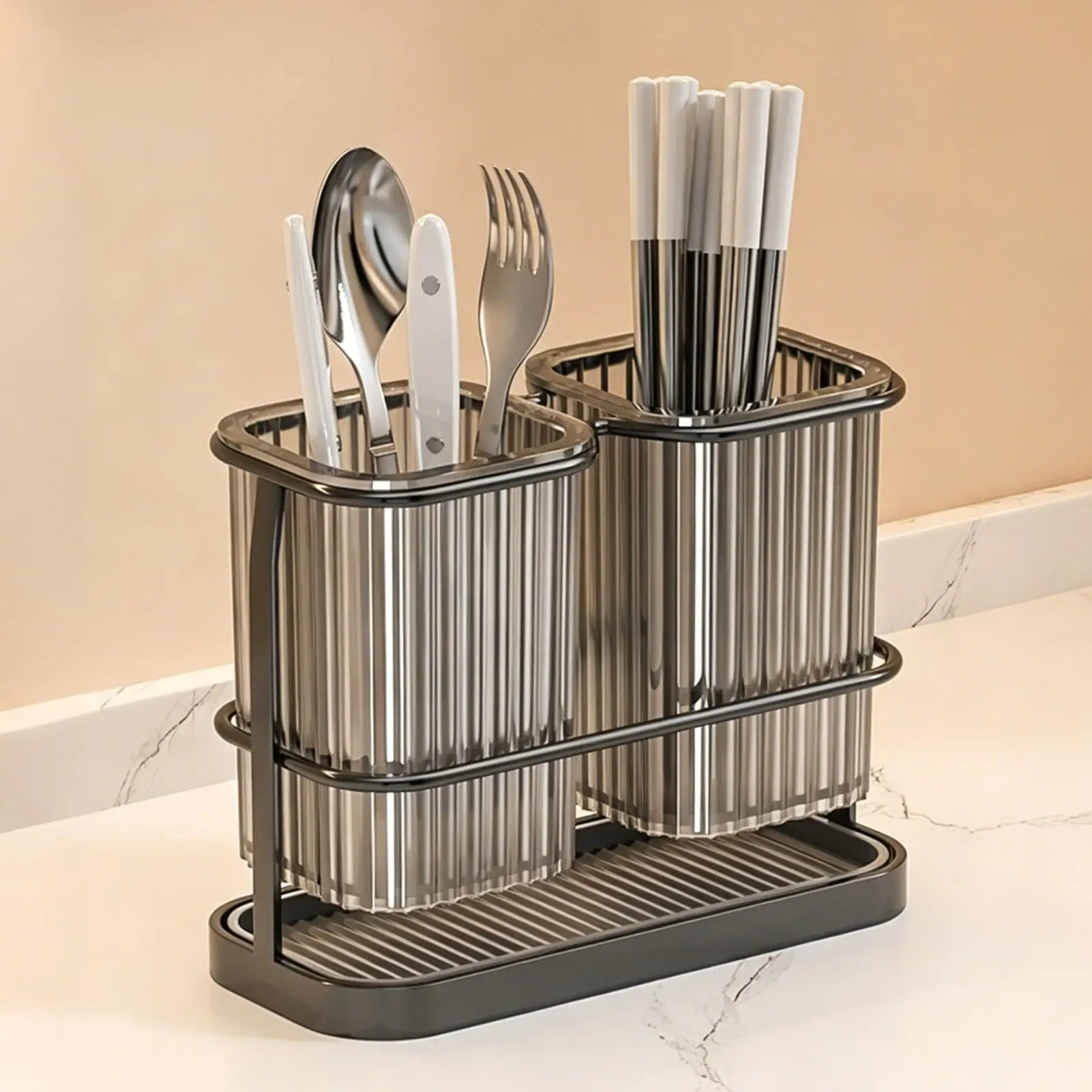 Cutlery Drainer Fork Storage Cup Chopstick Container For Scissors Peeler Straw Small Cutter Dining Room Restaurant Home Kitchen