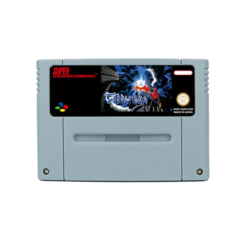 لعبة Terranigma RPG لـ SNES USA EUR الإصدار 16 BitRetro Cart هدية للأطفال