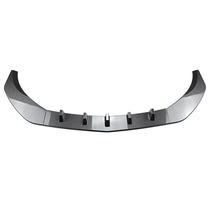 Gloss Black Front Bumper Lip Diffuser Spoiler For Mercedes-Benz CLA-Class C117 CLA200 260 CLA45 AMG 2016-2019