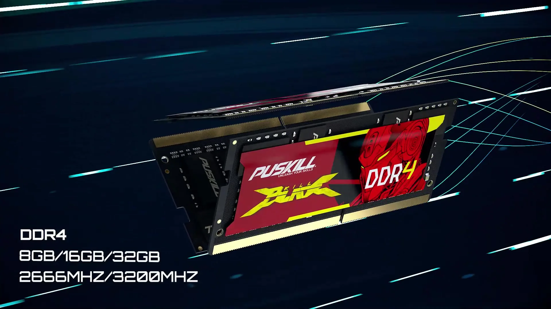 Puskill-ラップトップメモリ、ddr4、ddr3l、16GB、8GB、4GB、32GB