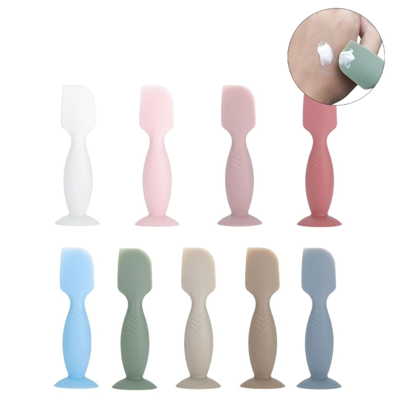 Baby Diaper Cream Spatula Applicator Butt Pastes Spatula Diaper Cream Brush for Baby Silicone Diaper Rash Cream Brush