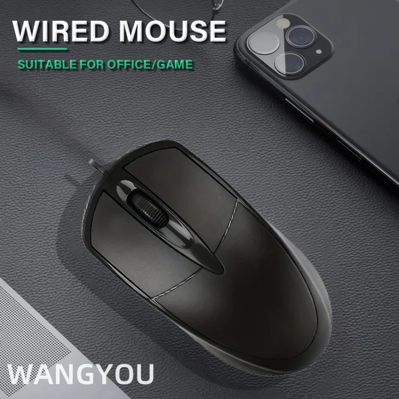 USB Interface Wired Mouse Gamer PC Notebook Desktop Computer Mouse Business Home Office General Mouse