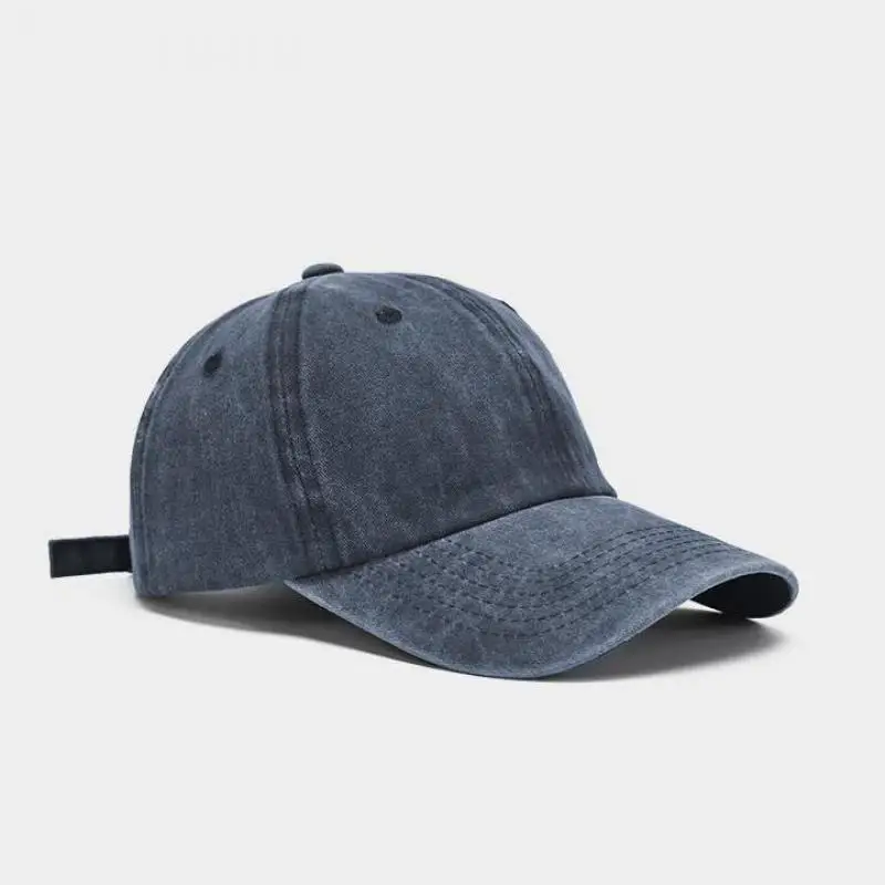 Baseball Kappe Gewaschen Baumwolle Männer Frauen Snapback Hut Vintage Hip Hop Caps Einfarbig Papa Hut Knochen Casquette Outdoor Casual Sport – Detail 8