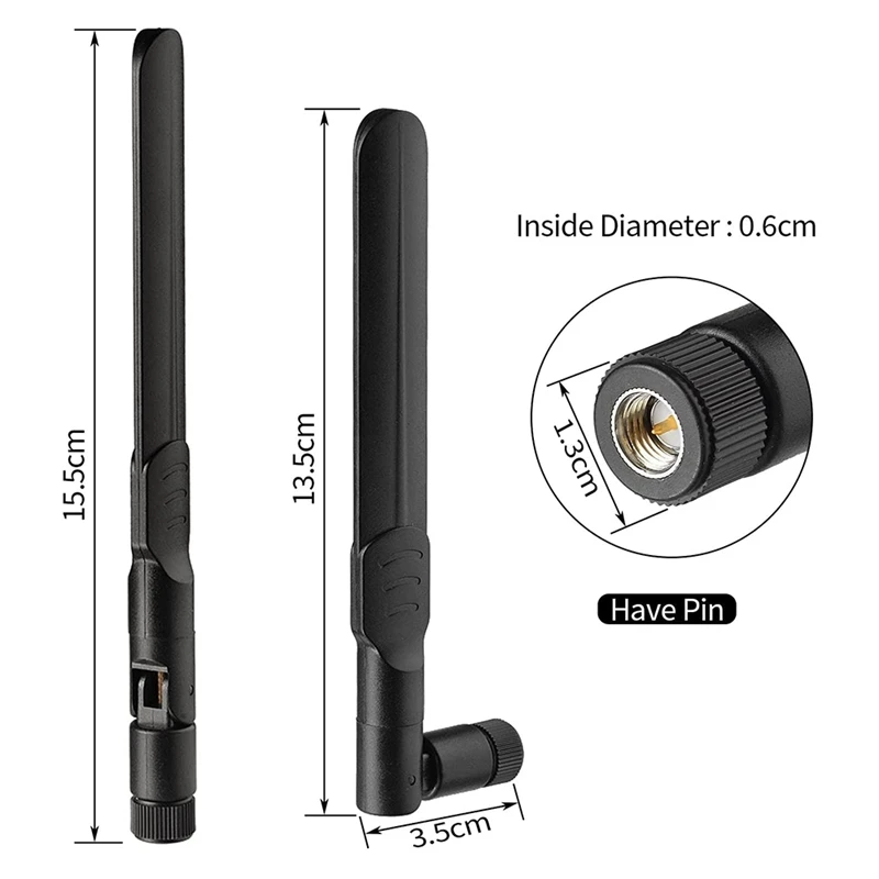 RISE-4G LTE هوائي 8Dbi SMA التوصيل هوائي (10 قطع) متوافق 4G LTE راوتر بوابة المنزل الهاتف هوت سبوت مودم راوتر