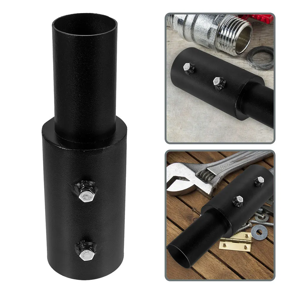 

Light Post Adapter Metal Pole Tenon For Street Lamp Pole Top Outdoor Lighting Fixtures Durable Weather-Resistant