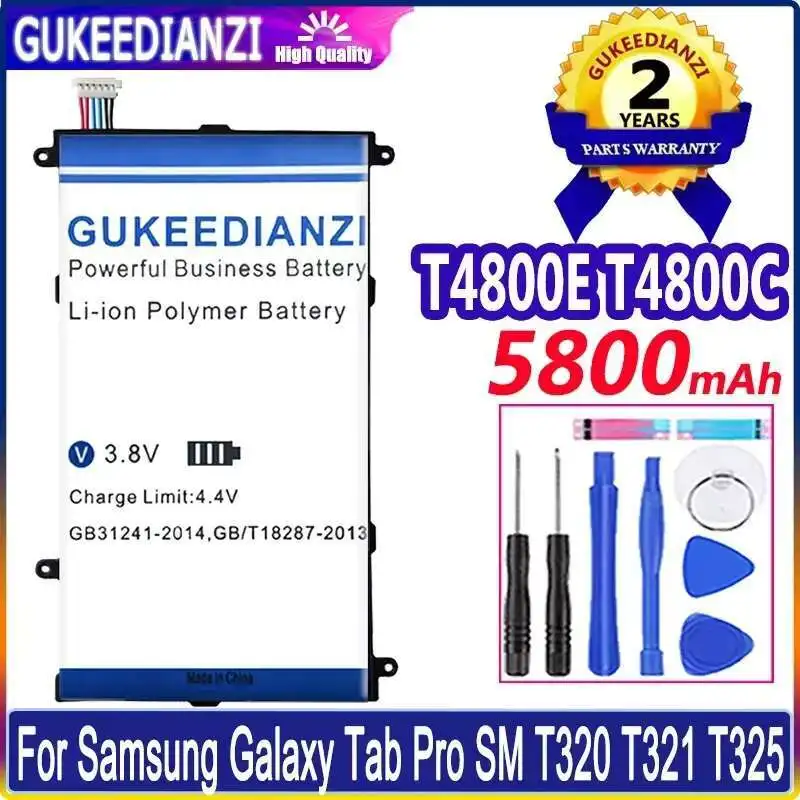 Аккумулятор для планшета T4800E T4800C 5800 мАч для Samsung Galaxy Tab Pro 8,4 SM T320 T321 T325 Аккумулятор для планшета T4800E T4800C 5800 мАч для Samsung Galaxy Tab Pro 8,4 SM T320 T321 T325