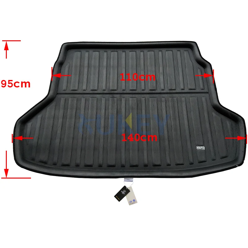 Mata bagażnika Taca bagażnika Dywan podłogowy do Hyundai I25 Accent Blue Verna Solaris Sedan 2011 2012 2013 2014 2015 2016 2017 — zdjęcie 4