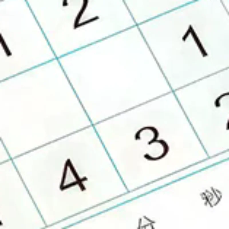 

1/4PCS Beginner-Elementary Student Puzzle Training Toy with Sudoku Book; Logical Development through 4, 6, 9 Grid Games