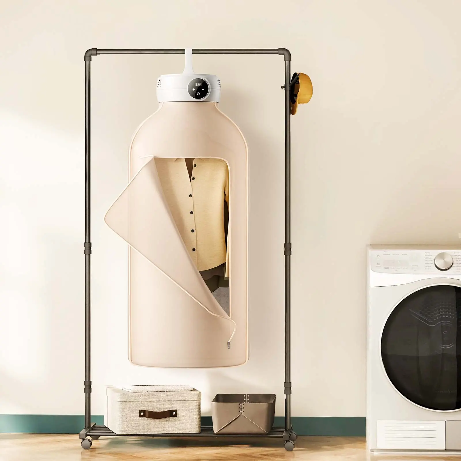 

Portable Clothes Dryer, Clothes Dryer With Dryer Bag, PTC Heating