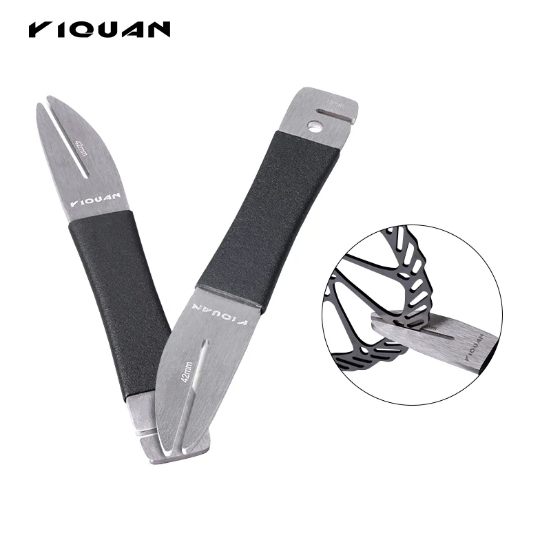 Stainless Steel Bicycle Disc Rotor Correction Wrench Spanner Road MTB Bike Rotor Truing Fork Tool