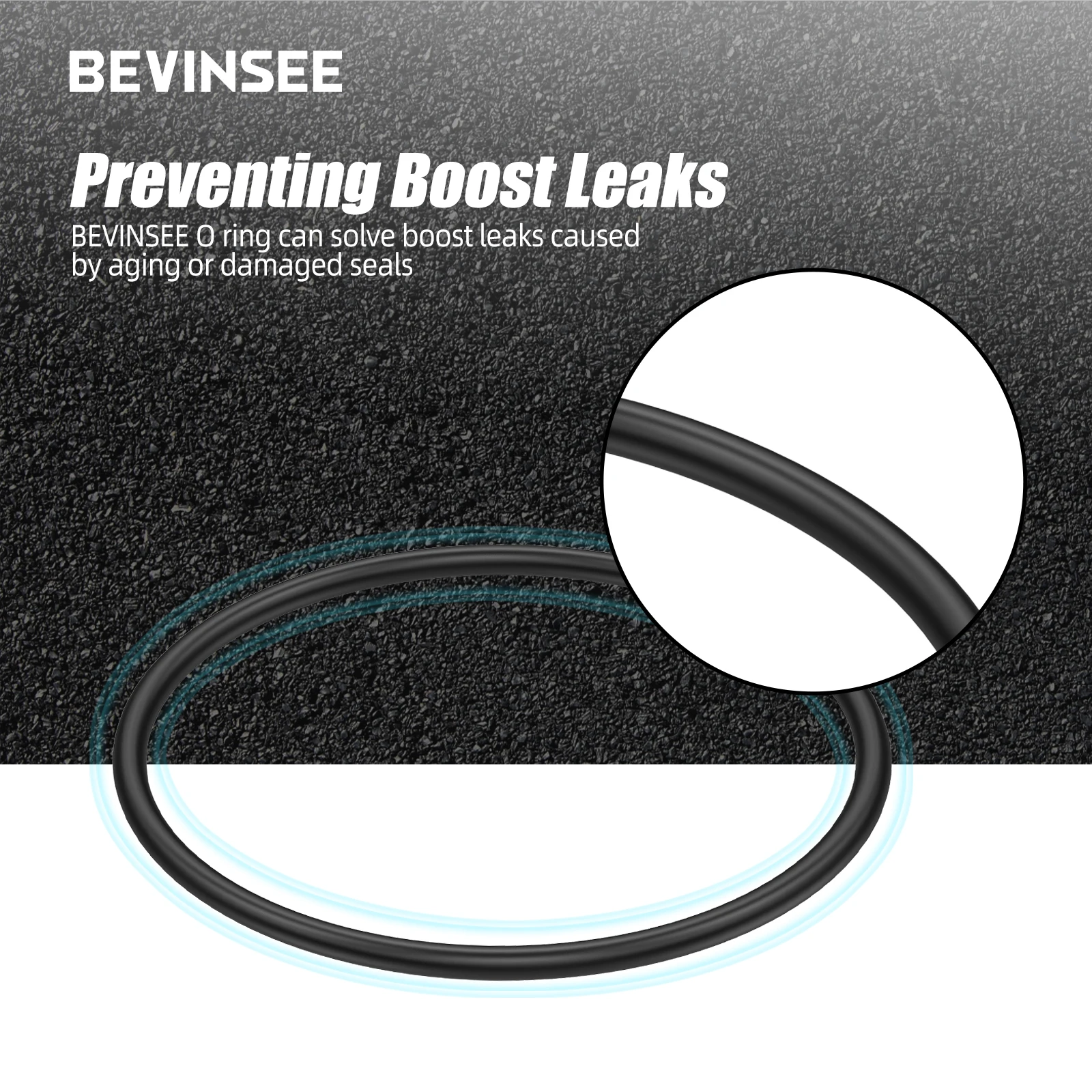 BEVINSEE Charge Pipe C Clip & O-Ring for BMW N54 N55 E60 E90 E91 E92 E93 E82 E88 335i 535i 535xi 335xi 335is 135i