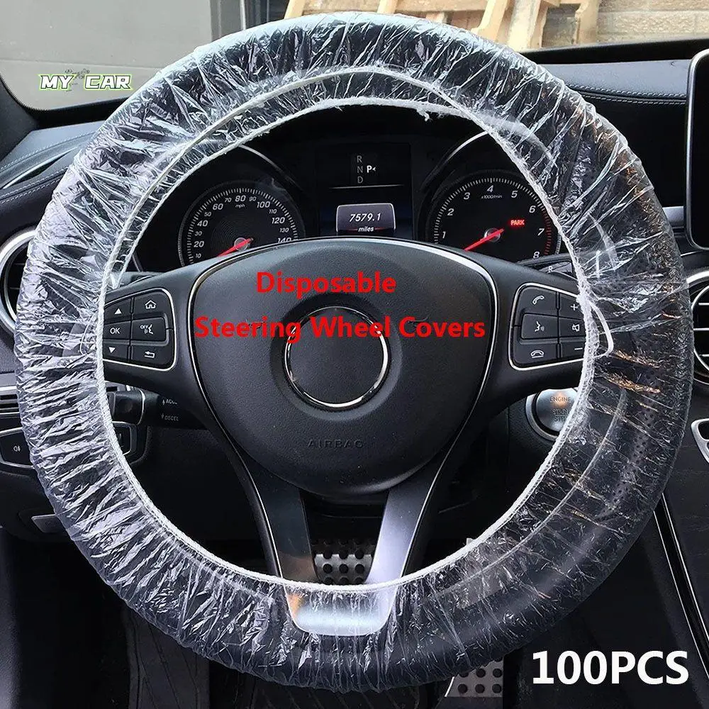 

Plastic Disposable Car-styling Interior Accessories Steering Wheel Cover Auto Decoration Steering Covers Car Accessories