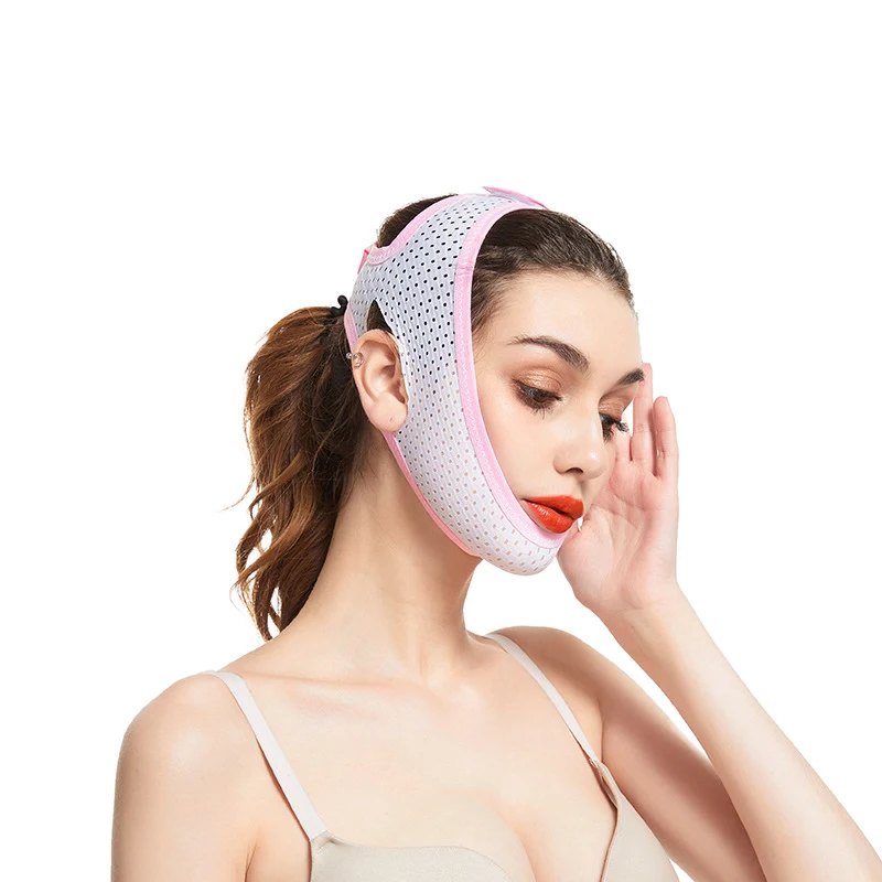Double Chin Reducer Face Slimming Strap V Line Lifting Face-belt Chin Strap For Women and Men Tightening Skin Preventing Sagging