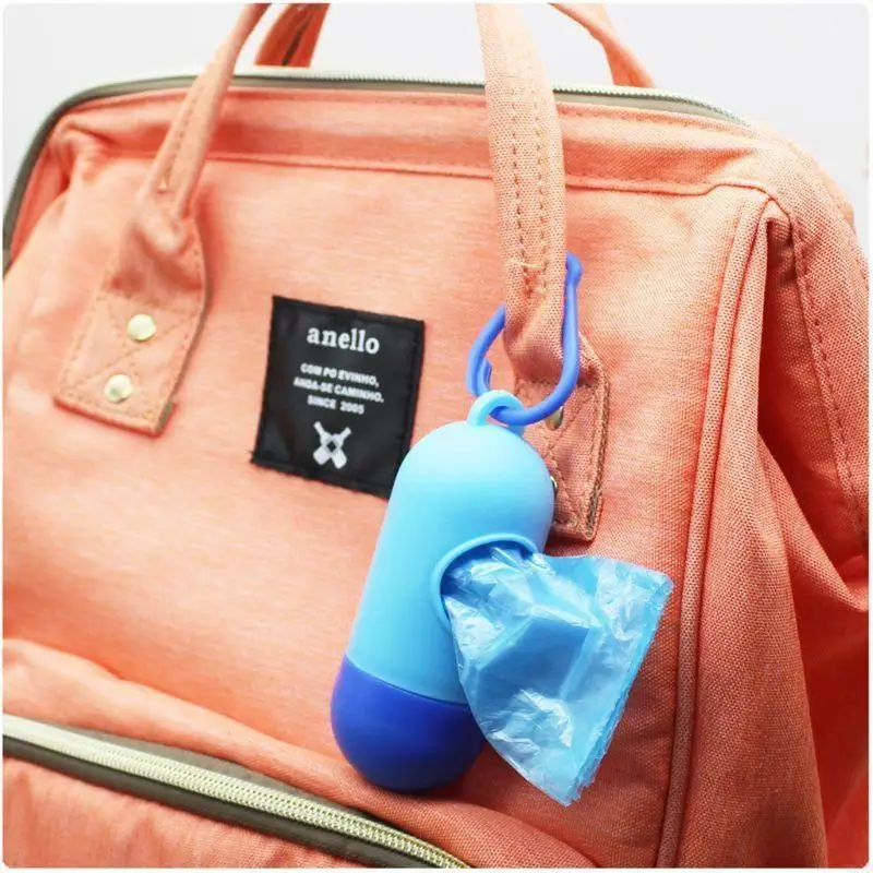 أكياس قمامة بلاستيكية قابلة للحمل ملونة للاستخدام مرة واحدة في المنزل والخارج #2