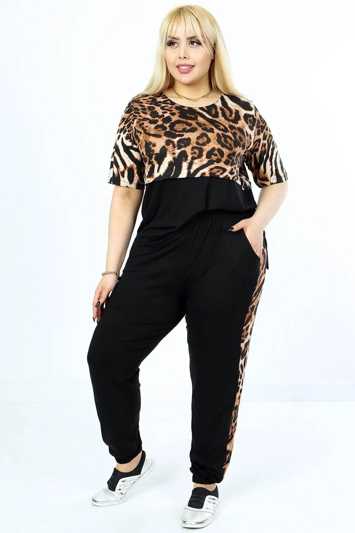 Large Size Women 'S Tracksuit Set