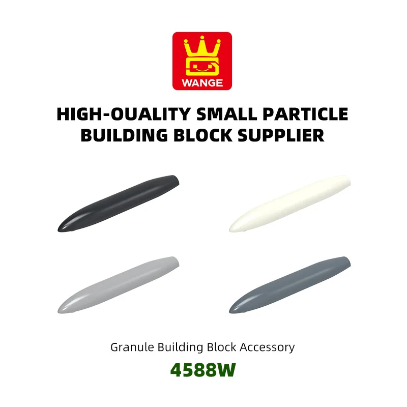 

WANGE 25Pcs/Lot 4588W Lower part of the auxiliary tank Block Moc Color Accessories Compatible with Brick DIY Children's Toy