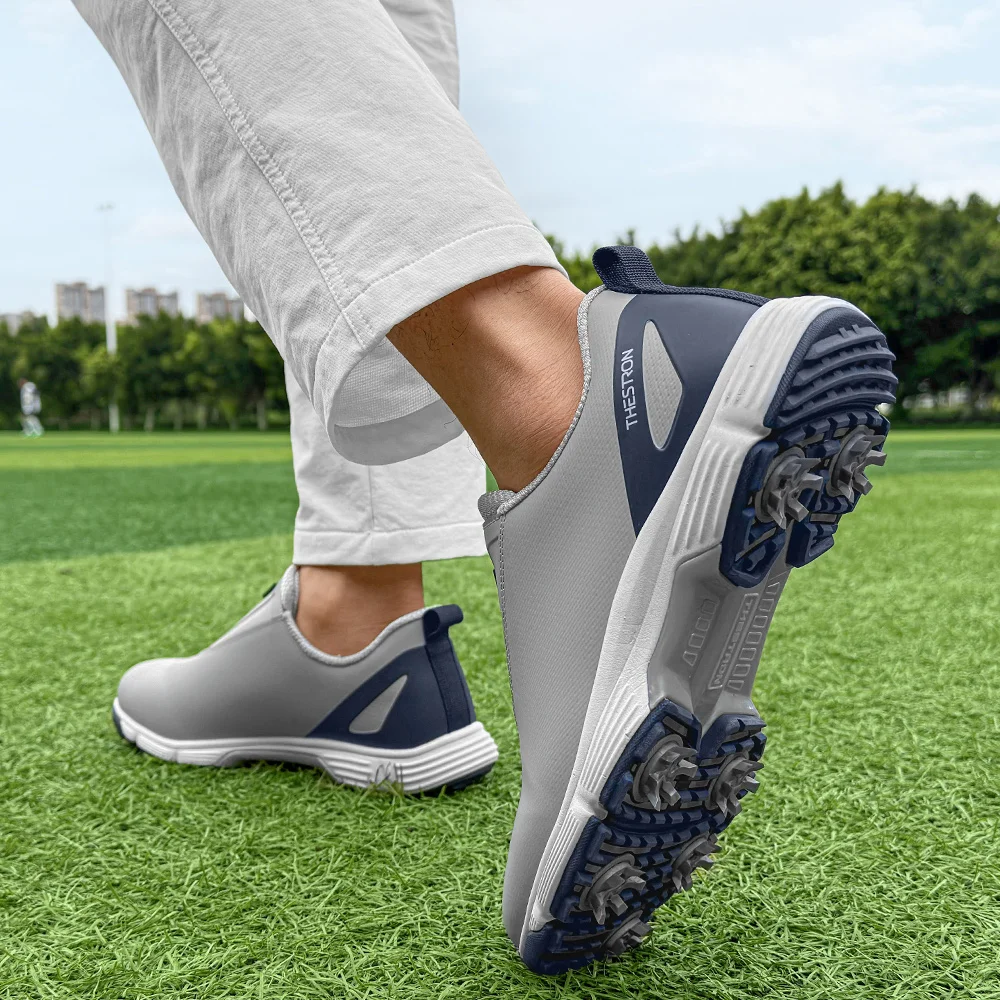 Chaussures de golf coordonnantes pour hommes, grande taille, entraînement professionnel, sports de plein air, loisirs, jogging, marche