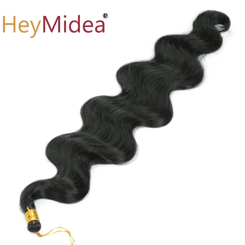 الجسم موجة الكروشيه الشعر 24 بوصة الاصطناعية ضفائر شعر ذيل حصان شعر مستعار متموج أومبير وصلات شعر أشقر شعر مموج المياه العميقة