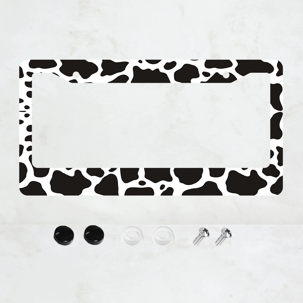 

Рамки для номерных знаков для женщин, многоцветная крышка для автомобилей для мужчин, универсальный алюминиевый автомобильный аксессуар для любителей кошек