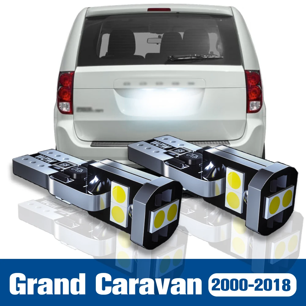 

2pcs LED License Plate Light Lamp Accessories Canbus For Dodge Grand Caravan 2000-2018 2009 2010 2011 2012 2013 2014 2015 2016