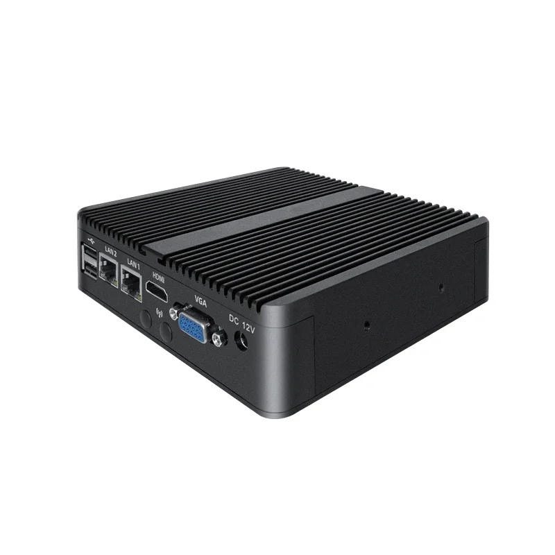 Win11 Small Computer Durable  Mini PC High Performance Fanless Mini PC With  Processor For Industrial Applications