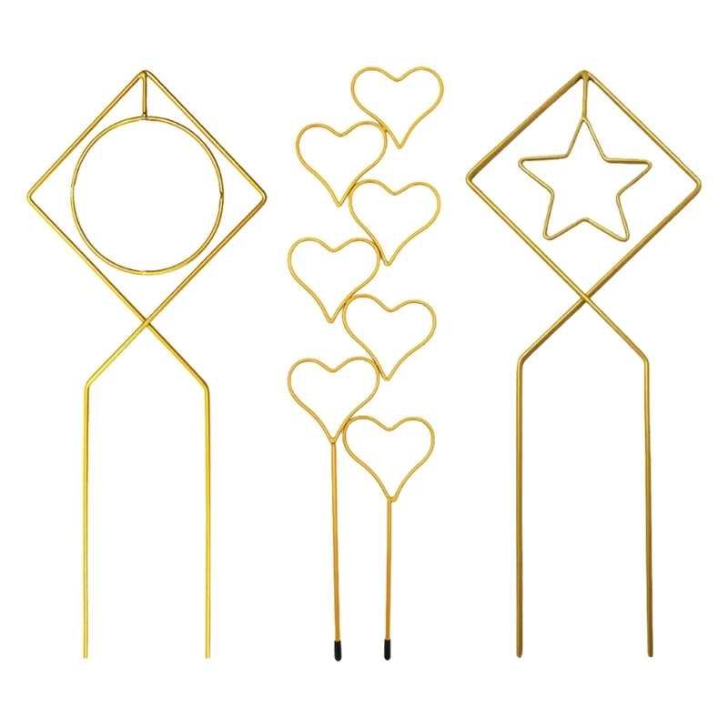 

Outdoor Iron Plant Stake For Vine Flower Heavy Duty Metal Trellis Garden Support