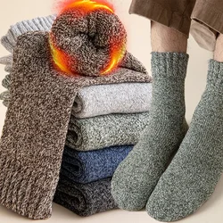 Thicken Wool Socks Men High Quality Towel Keep Warm Winter Socks Cotton Christmas Gift Socks for Man Thermal Against Cold Sock