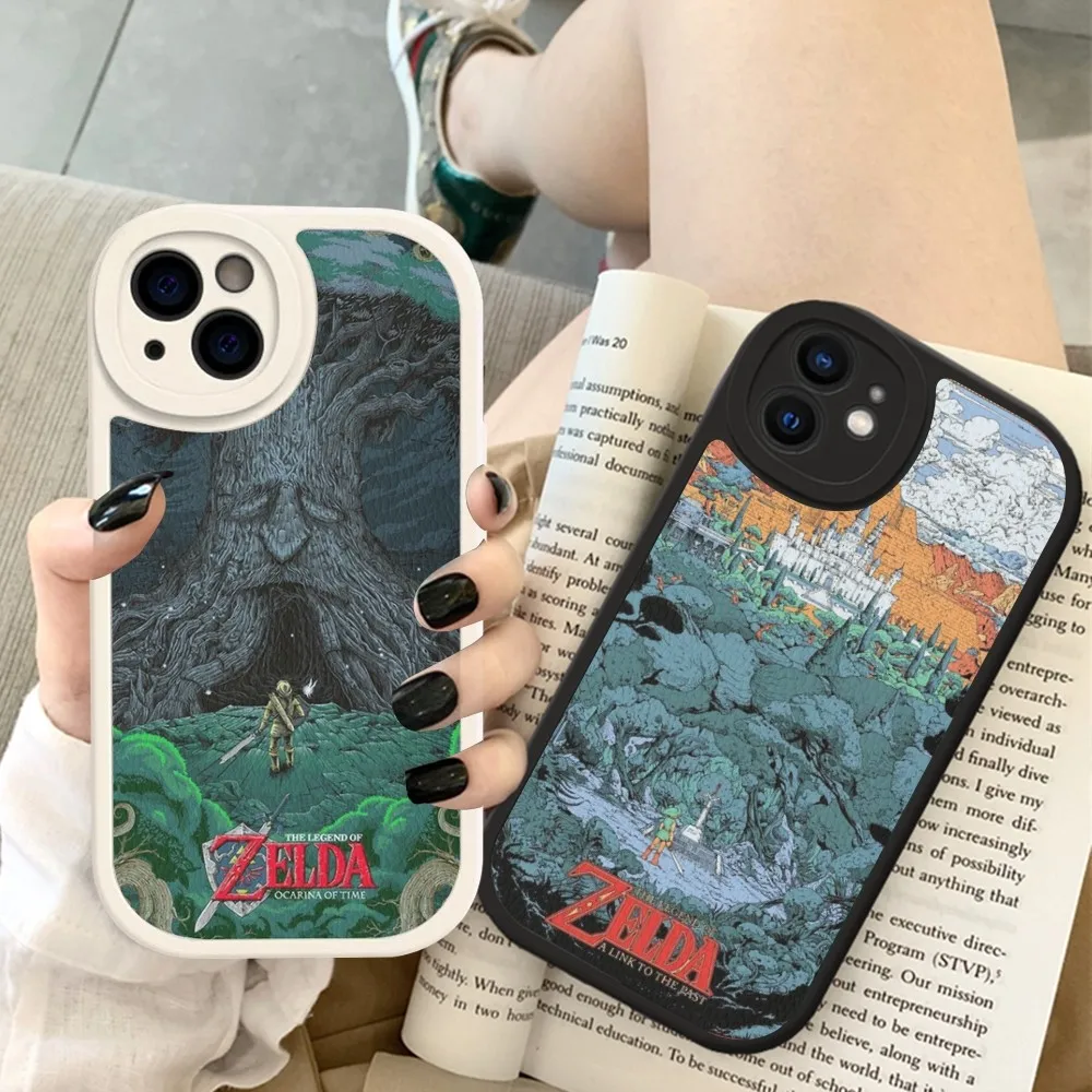 Game L-Legends Of The Z-Zeldas Phone Case Hard Leather For IPhone 16 15 14 13 12 Mini 11 14 Pro Max Xs X Xr 7 8 Plus Fundas