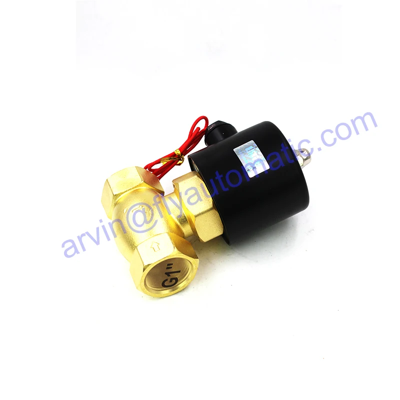 Imagem -05 - Unid Us25 Válvula de Solenóide Válvula de Água de Fluxo Fluido de Controle Eua Série Normalmente Fechado de Alta Temperatura Bronze