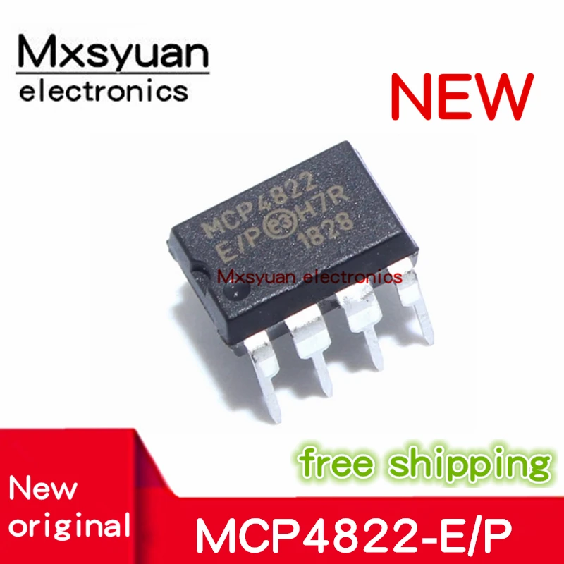 

10pcs/LOT MCP4822-E/P MCP4822E/P MCP4822 DIP-8 Mxsyuan 100% New original