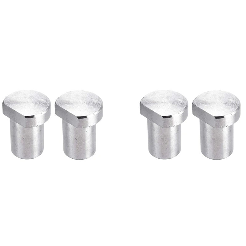 4 Pack Stainless Steel Bench Dogs Workbench Peg Brake Stops Clamp Dogs Woodworking Tool Fit For 20Mm Dog Hole