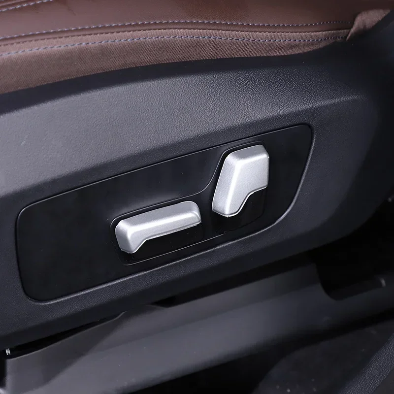 

Для BMW X1 U11 2023-2024: накладка на кнопку регулировки сиденья из АБС-пластика под карбон, аксессуар для автомобиля