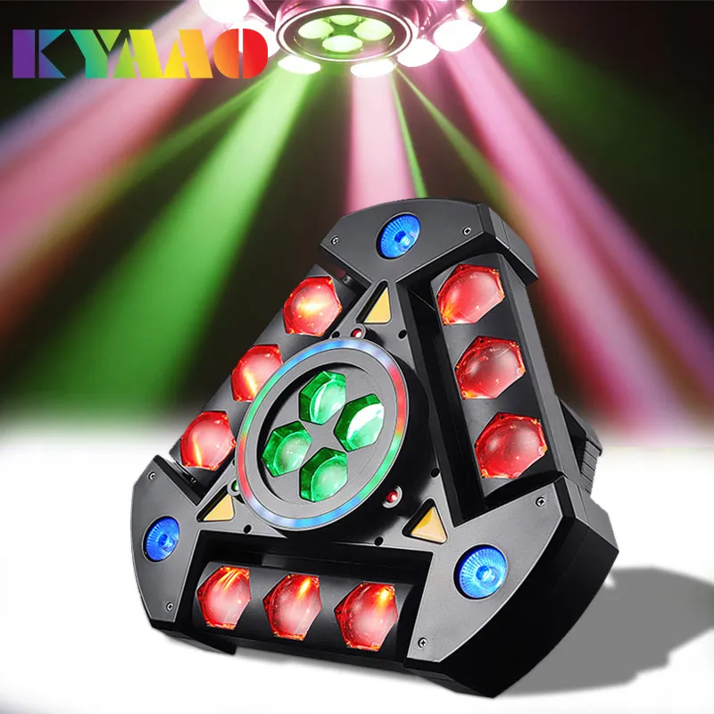 

Светодиодные диско-лампы 2026 с динамическим звуковым управлением, DMX512, синхронизированные стробоскопы и оборудование для окраски сцены для вечеринок