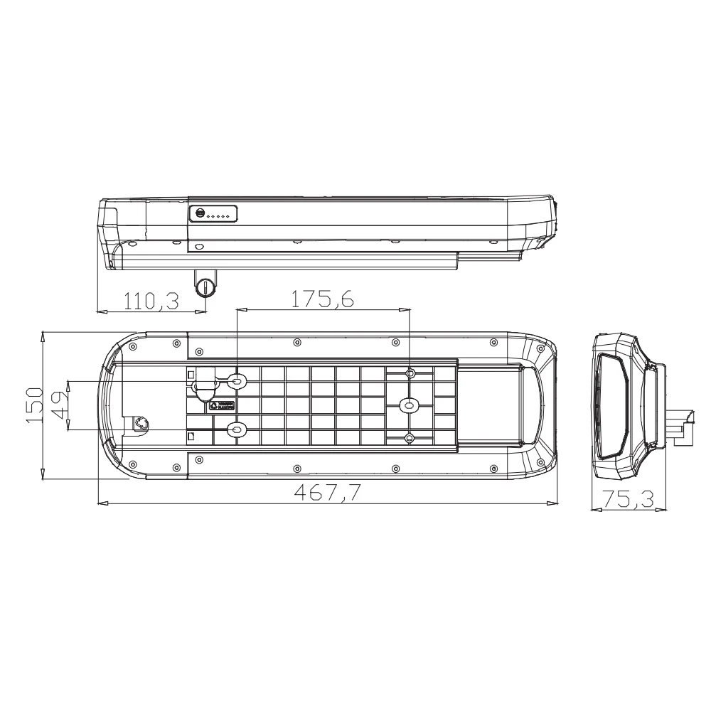 36V Electric Bike Battery Phylion Battery 10.4ah 13Ah 17.5Ah for E-bike Joycube Wall-ES XH370-13J Ebike Akku Rear Rack Battery