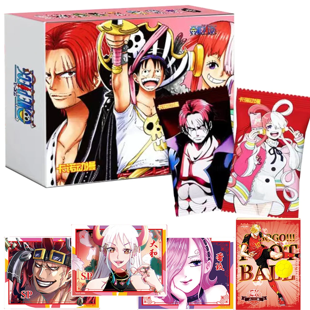 ONE PIECE Collection Card For Children Shanks Nico Robin Franky Boa Hancock Exquisite Embroidery Limited Game Card Table Gifts